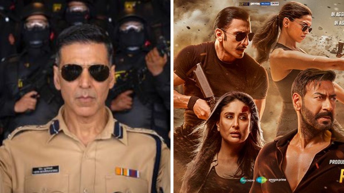 Singham Again Star Cast Fees: निम्नलिखित में से किस अभिनेता को सबसे अधिक वेतन मिला: अजय देवगन, अक्षय कुमार, रणवीर सिंह और दीपिका पादुकोण?